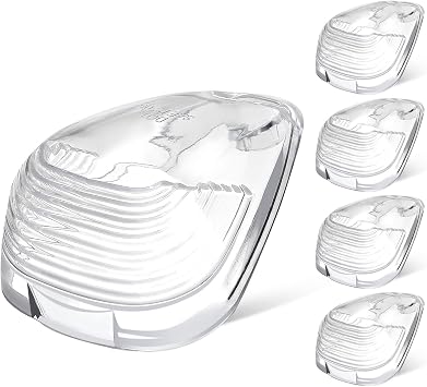 5x Roof Cab Marker Lights Lens Covers