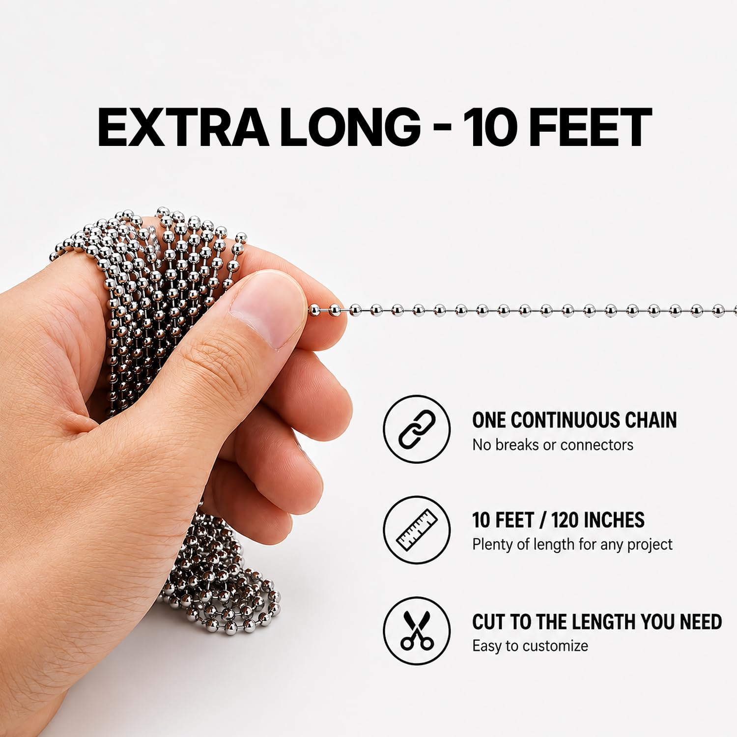 Extend Ceiling Fan Pull Chains - 120" SmoTecQ -7 Extend Ceiling Fan Pull Chains - 120" SmoTecQ -7