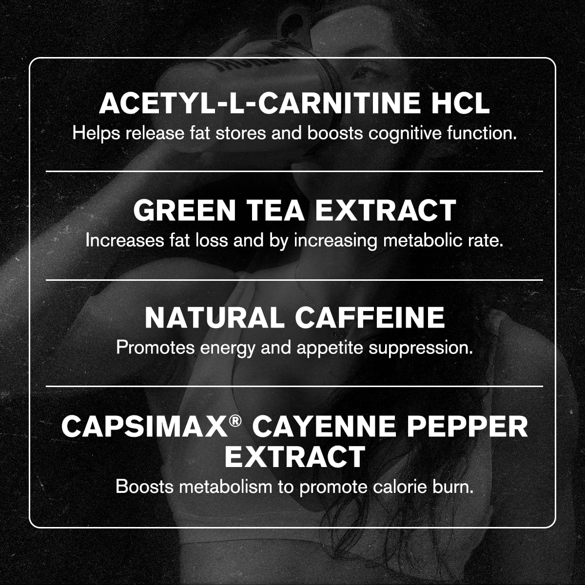 Jacked Factory Burn-XT Clinically Studied Fat Burner & Weight Loss Supplement - Appetite Suppressant & Energy Booster - with Acetyl L- Carnitine, Green Tea Extract and More