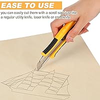 Vista 4 de Kigley Paquete de 60 hojas de tilo de 12 x 12 x 1/8 pulgadas, tablero cuadrado de madera sin terminar de 0.118 pulgadas de grosor para manualidades