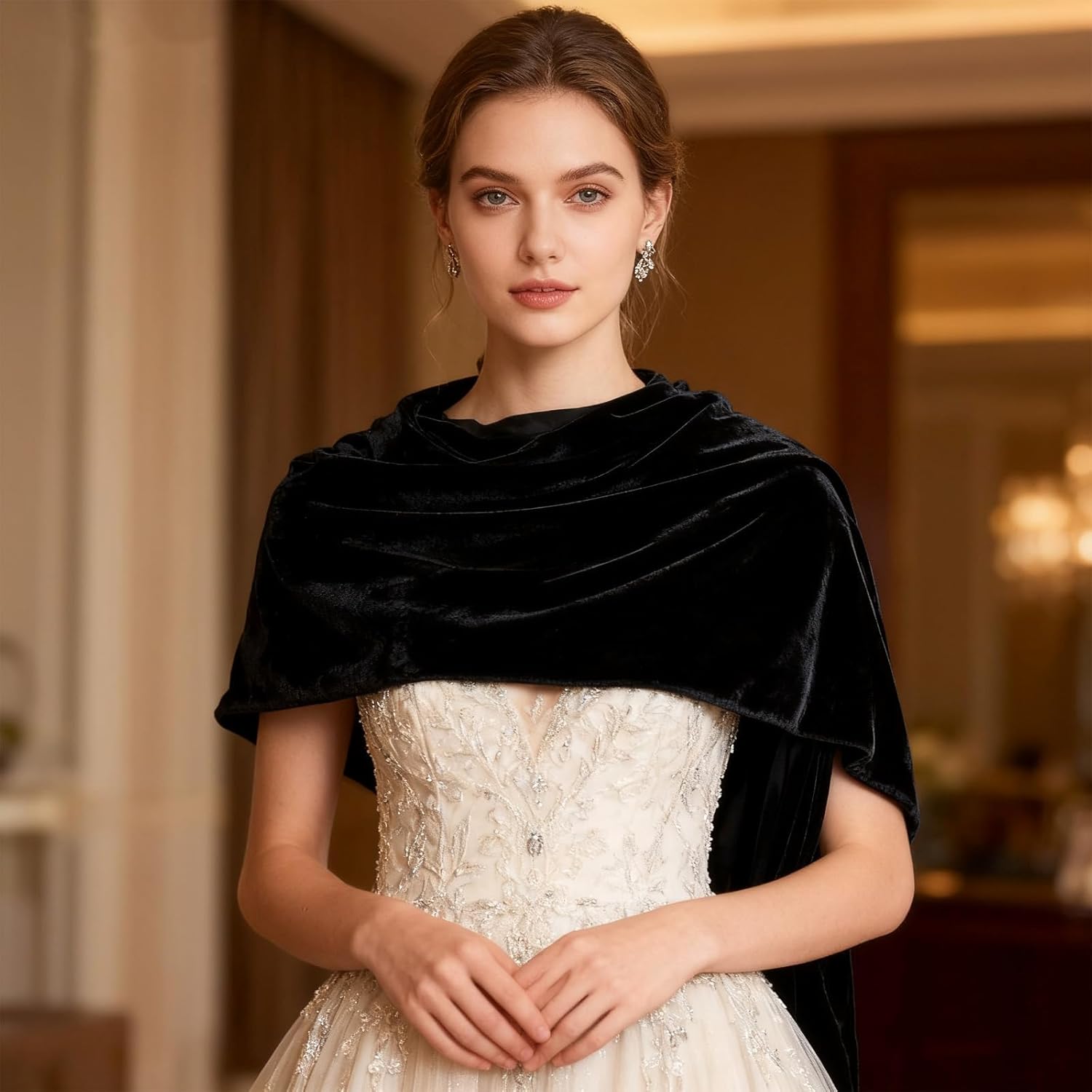 Women Scarfs Shawls and Wraps Lady Style Shawl Wraps for Evening Dresses Weddings Bridal Events - Image 3