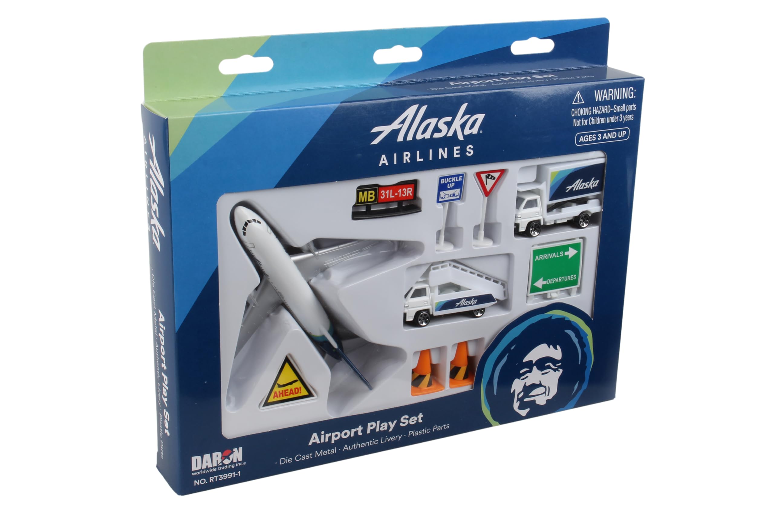 Daron Alaska Airlines Airport Play Set : Amazon.sg: Toys