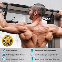 JX FITNESS Ajtókeretbe szerelhető húzódzkodó rúd csúszásmentes fogantyúval - black 8