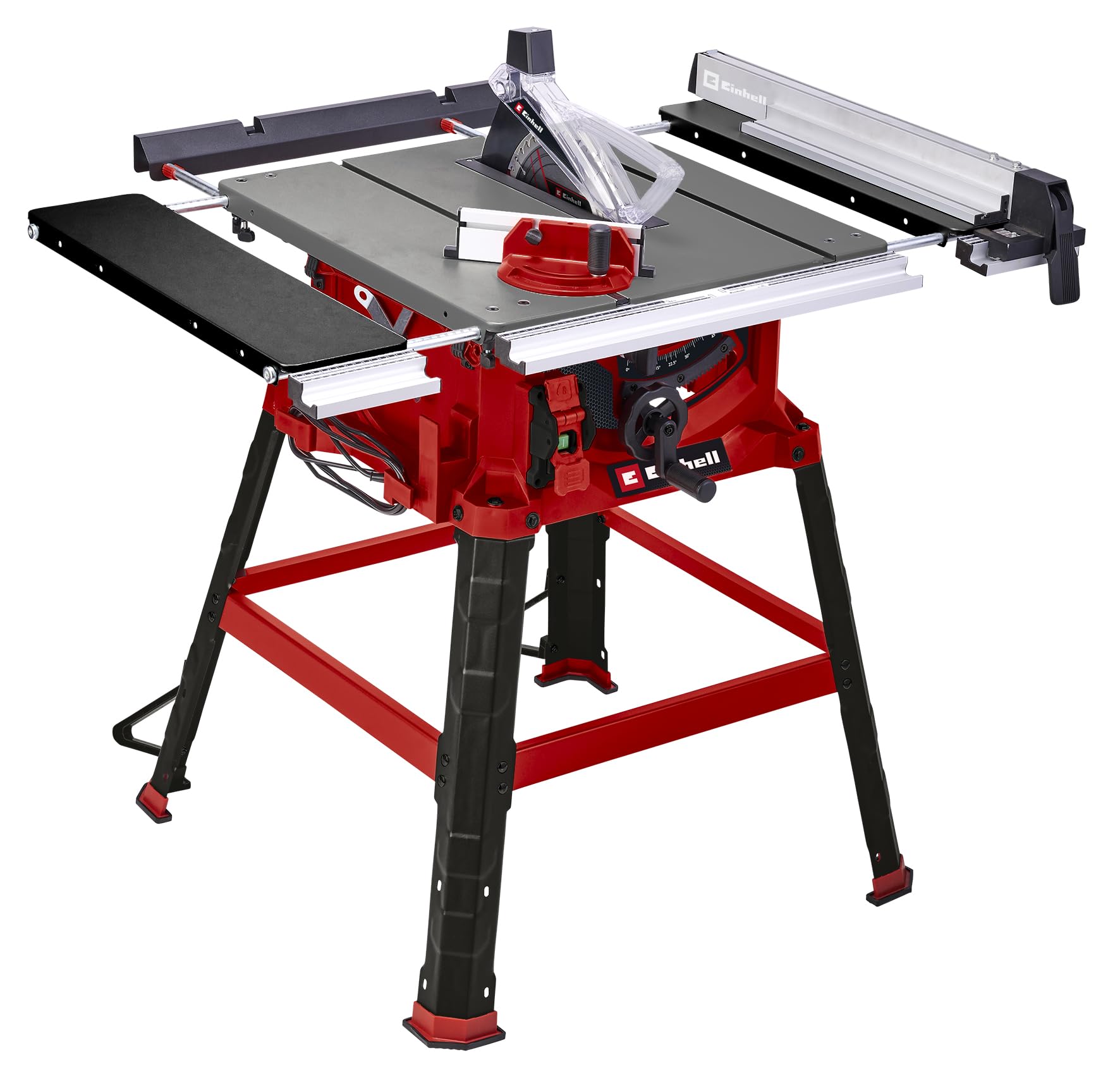 Einhell Scie circulaire sur table TC-​TS 2225 U (max. 2200 W, lame de scie Ø254 x ø30 mm, butée parallèle/​angle, démarrage progressif, lame de scie inclinable, réglage en hauteur jusqu'à 80 mm)