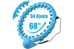 34 Knots Infinity Hoop Plus Size 52 Inches