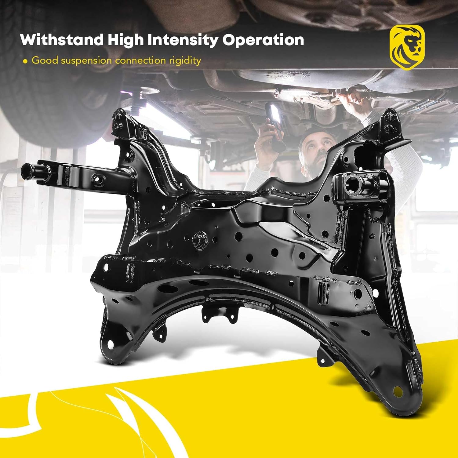 YHTAUTO Front Frame Crossmember Subframe Replacement for Toyota Corolla 2019-2022, Prius 2016-2021, Prius C 2016-2019 Prius Prime 2017, Prius V 2016-2018, Suspension Cross Member 5120102221