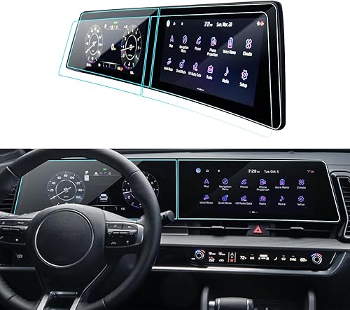 Miniatura 64 de Protector de pantalla de coche para Ford Edge 2024 2025 2023 2022 2021 (SE/SEL/ST-Line/Titanio/ST) Accesorios Protector de pantalla de vidrio