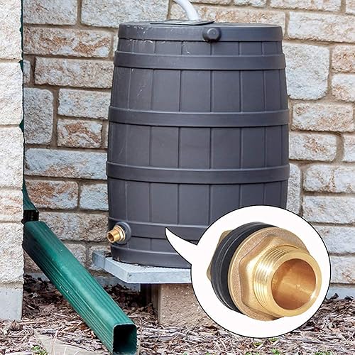 Miniatura 5 de Joywayus - Conector macho para tanque de agua con arandela de hule para estabilizar