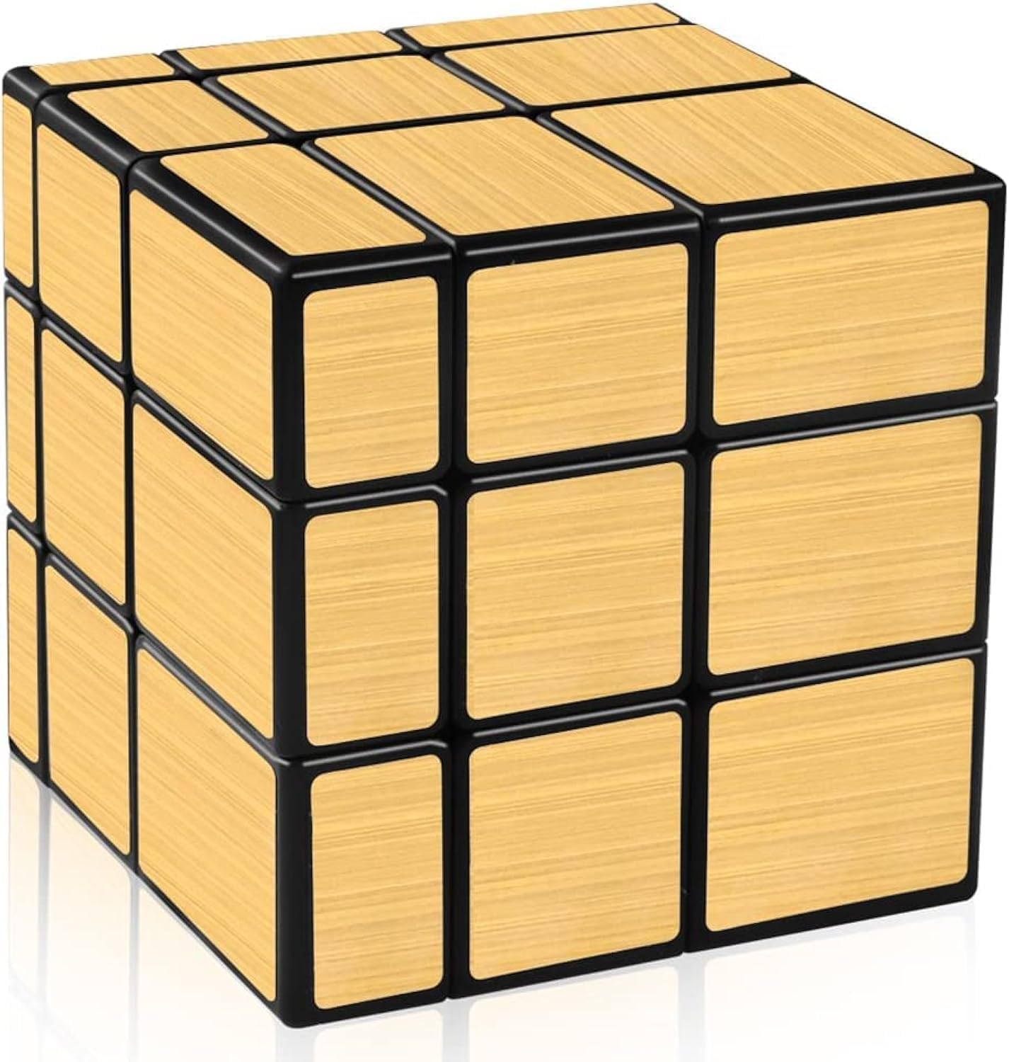 MoYu MFJS Meilong 3X3X3 Gold Mirror High Speed Cube (Cubing Classroom) Magic Cube