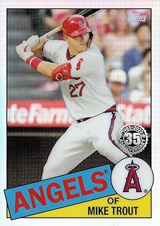 2020 Topps Chrome 1985 Topps #85TC-1 Mike Trout Baseball Card