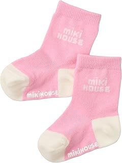 [ミキハウス] WEB限定 ソックス 靴下 ロゴ クルー丈 男の子 女の子 ベビー キッズ 子供服 通園 通学 10-9632-144