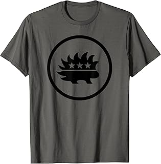 LIBERTARIAN PORCUPINE LIBERTARIAN PARTY (BLACK) T-Shirt