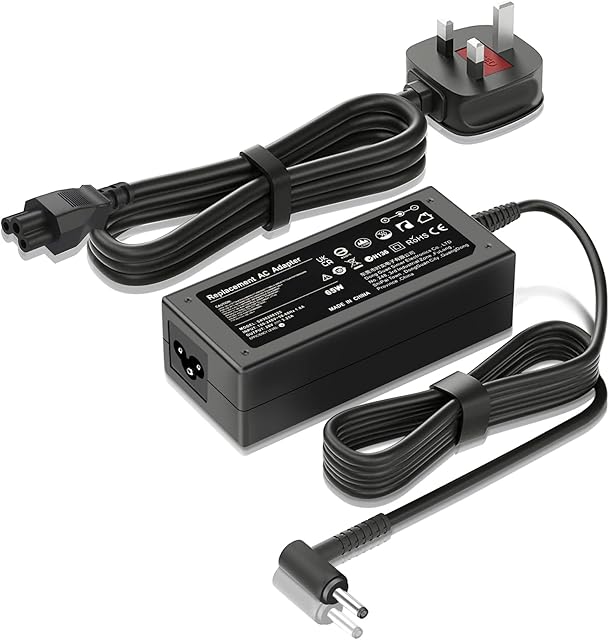 65W Laptop Charger for Lenovo IdeaPad S130 S340 S540 S740 S145-15AST IdeaPad 330 330s 320 320s 120s 130 310 510 520 530S V145 V155 Yoga 310 510 520 530 Flex 4 5 6 Miix 510 Power Supply Adapter Cord