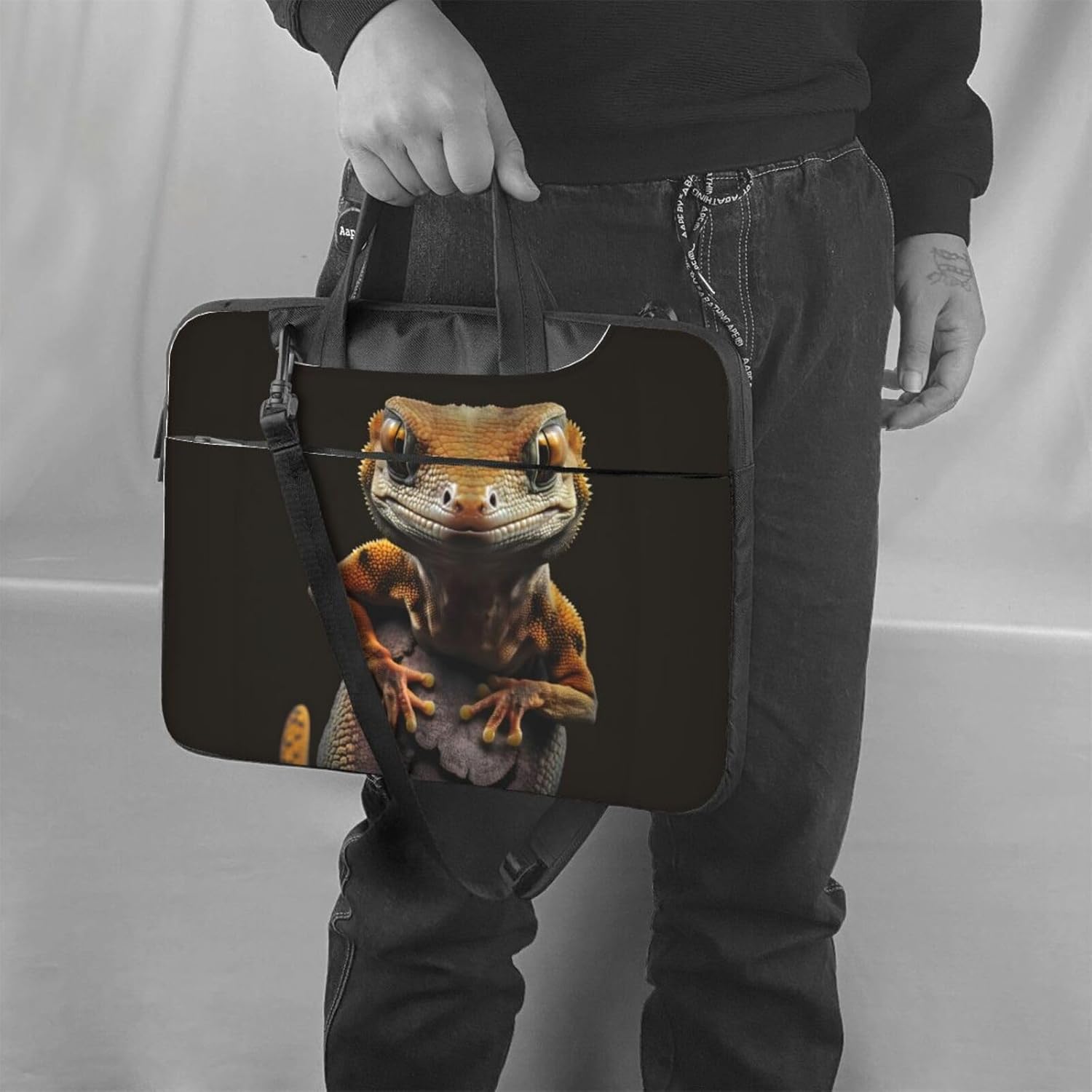 Highland-Cow Laptop Bag, 15.6 inch Laptop Case Shoulder Messenger Bag Briefcase Computer Bag for Men Women