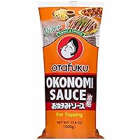 Vista 8 de Otafuku Salsa Okonomi, cobertura japonesa vegana para panqueques Okonomiyaki (10.6 onzas)