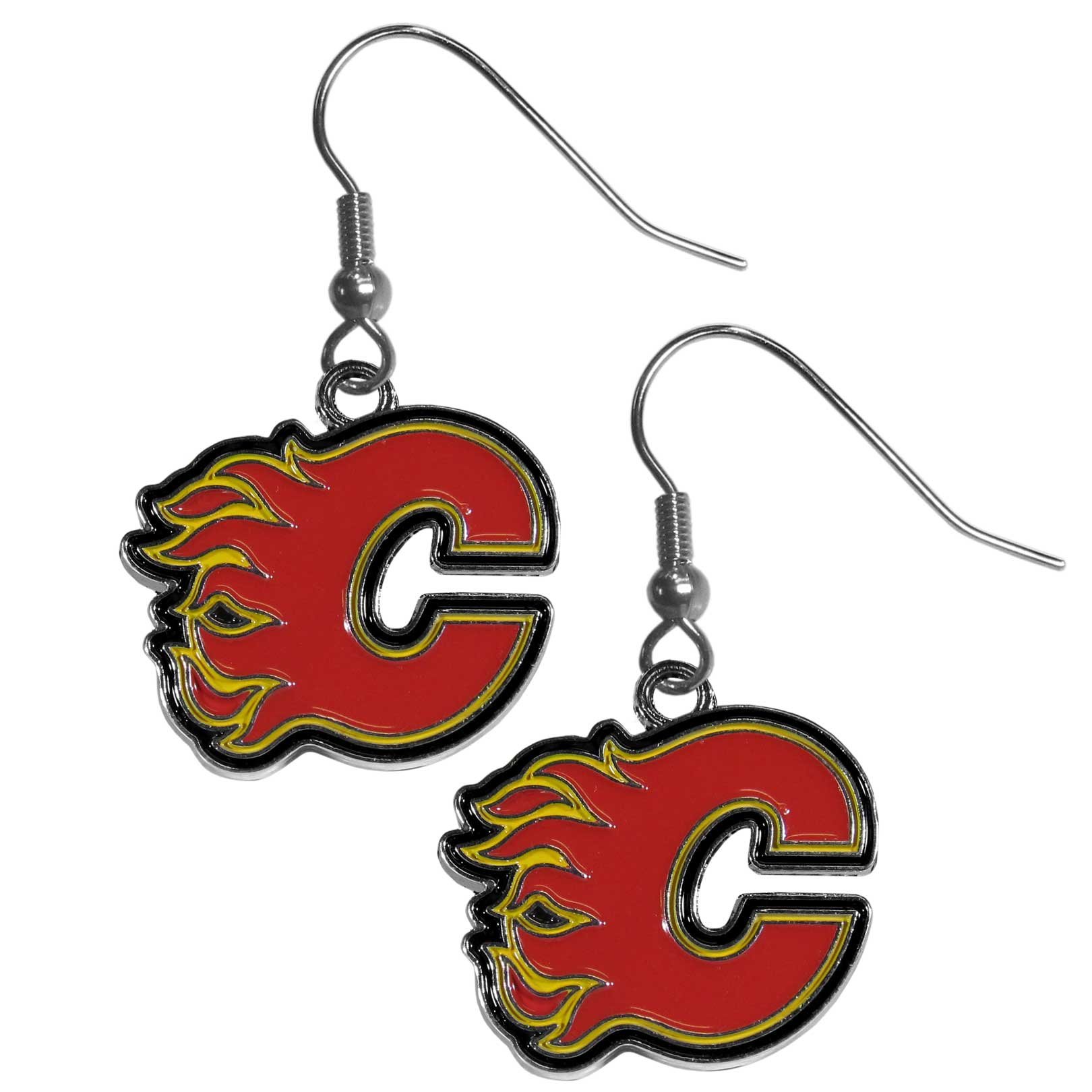 NHL Women's Chrome Dangle Earrings