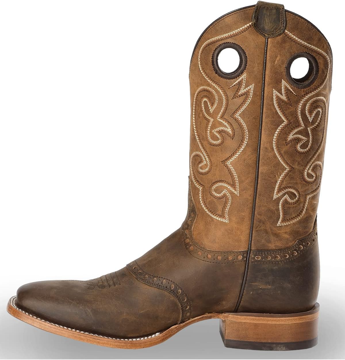 Cody James Men's Saddle Vamp Western Boot Broad Square Toe - Bb02 - Image 3
