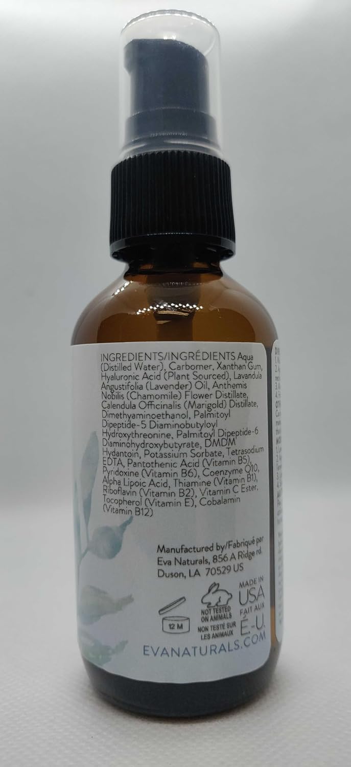 Hyaluronic Acid Serum for Face, Non-Greasy Ultra Hydrating Serum for Dry Skin, Facial Moisturizer for Plumper Skin, Anti Aging Skin Care for Wrinkles, Fine Lines, Brightening & Smoother Skin - 2oz - Image 9