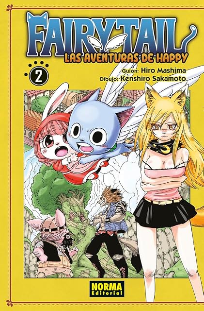 Portada de Fairy Tail. Las aventuras de Happy 02