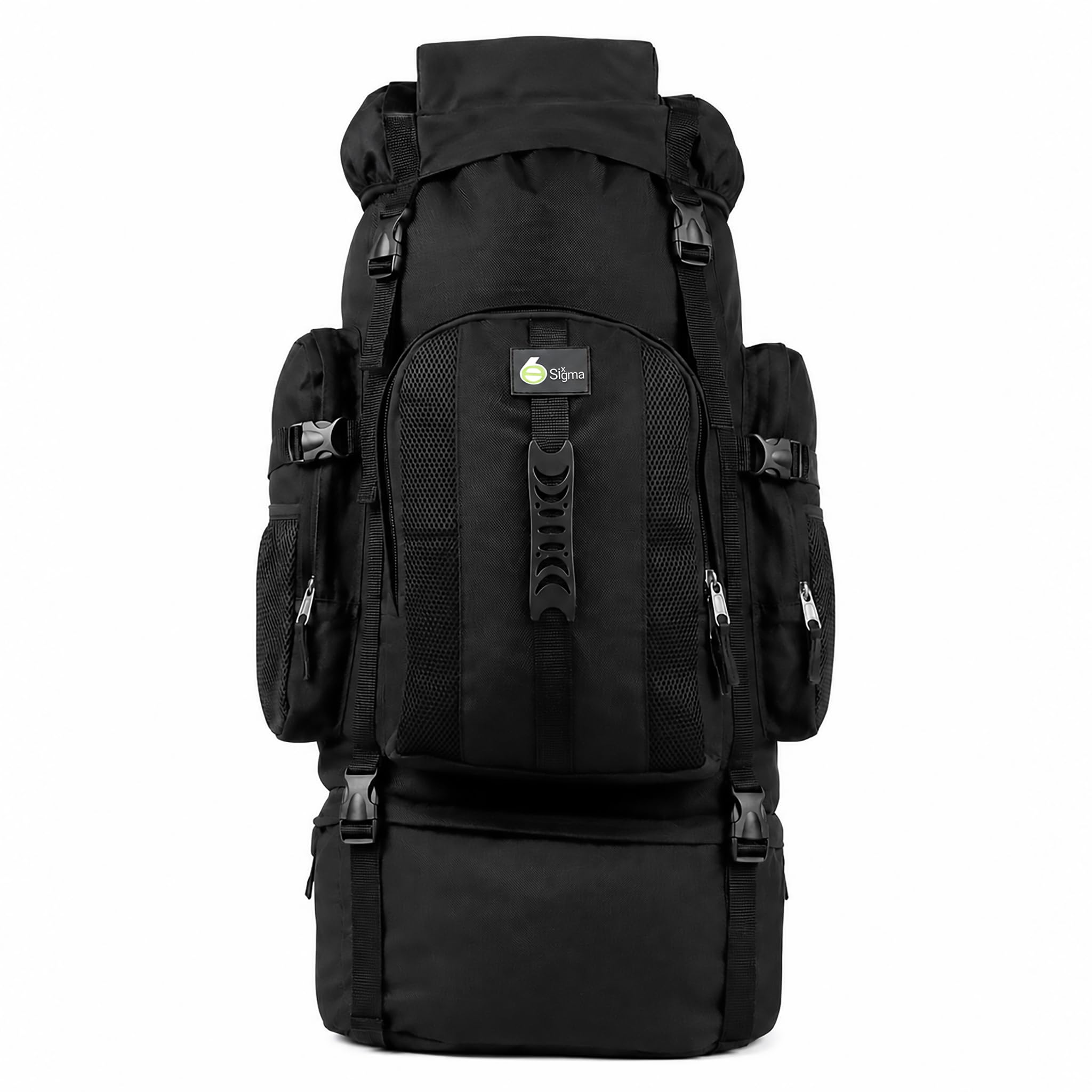 Sac à dos de voyage extra large 120 L pour accessoires de camping – Séchage rapide Grand sac à dos pour camping, pêche et randonnée – Idéal pour homme et femme, Noir , 120 Litre