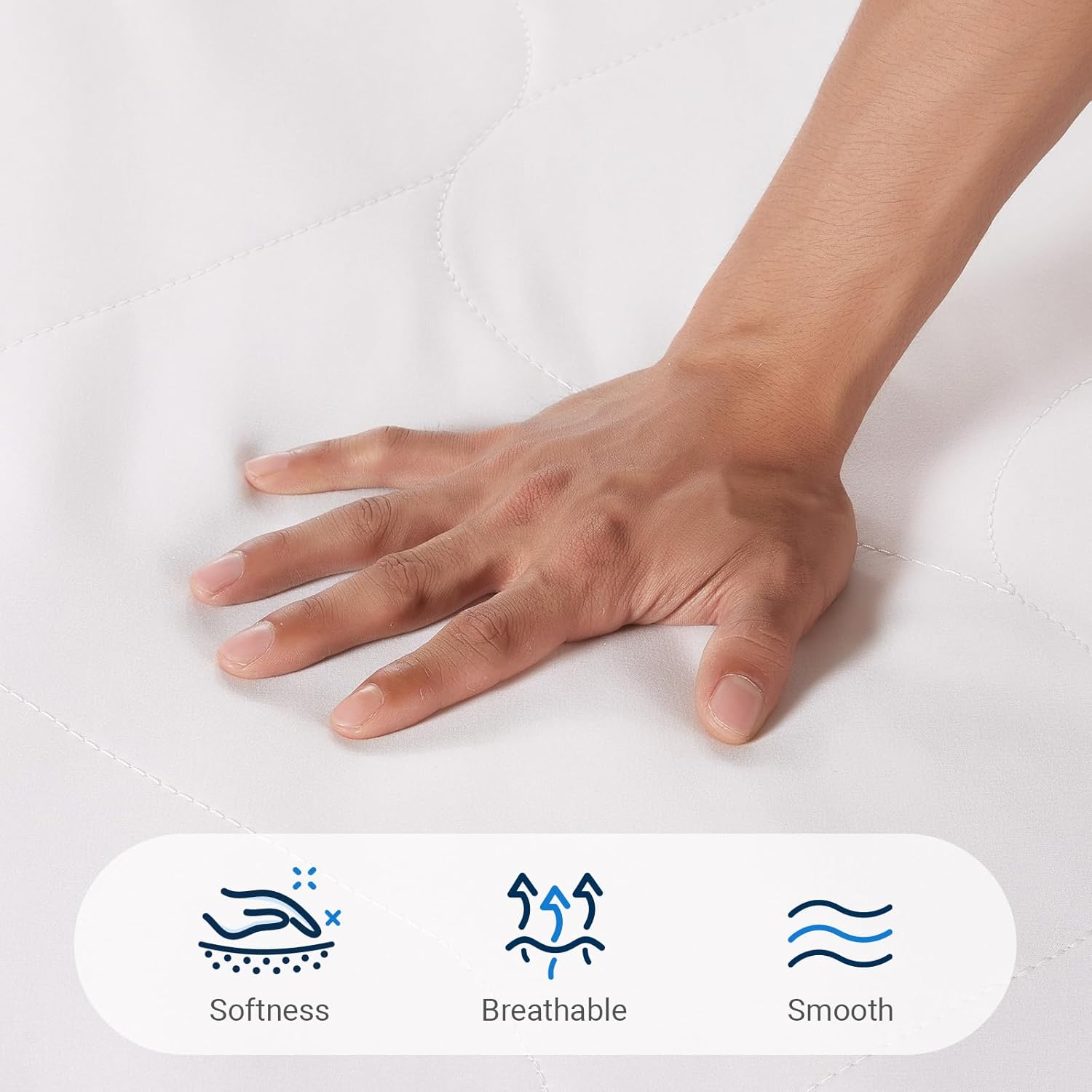 Avenco 4FT Small Double Mattresses 8 Inch Medium Soft Pocket Sprung Mattress Motion Isolation Spring Mattress with CertiPUR-US Foam & Oeko-Tex Fabric 135x190x20cm image 3