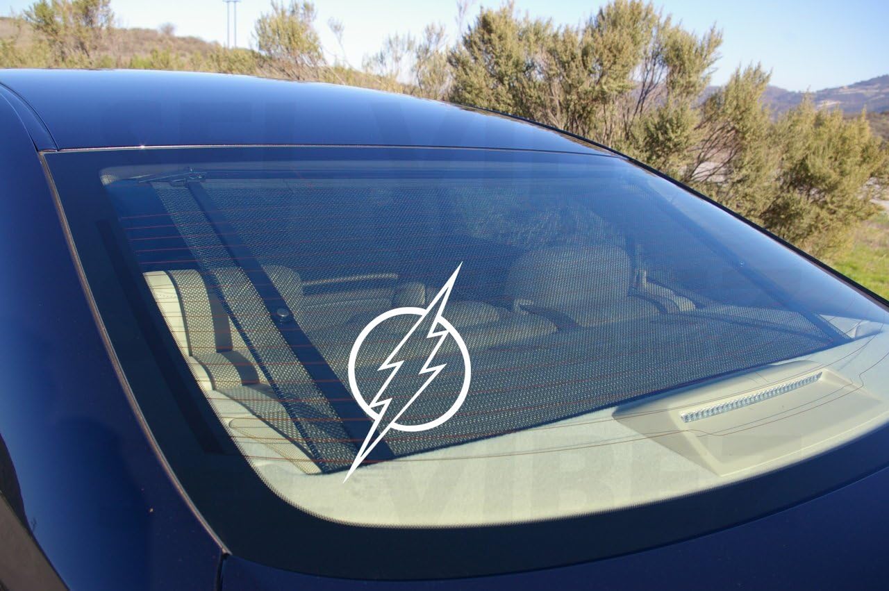 Flash Lighting Bolt Superhero Car Decal Vinyl Sticker Emblem Logo JDM Creative and Easy DIY Sticker