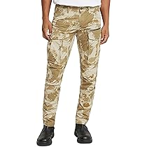 G-STAR Rovic Zip 3D Regular Tapered Pants, Pantaloni, Uomo, Multicolore (Dk Brick GD Glitch Beach Camo D02190-D955-H174), 28W ,  30L