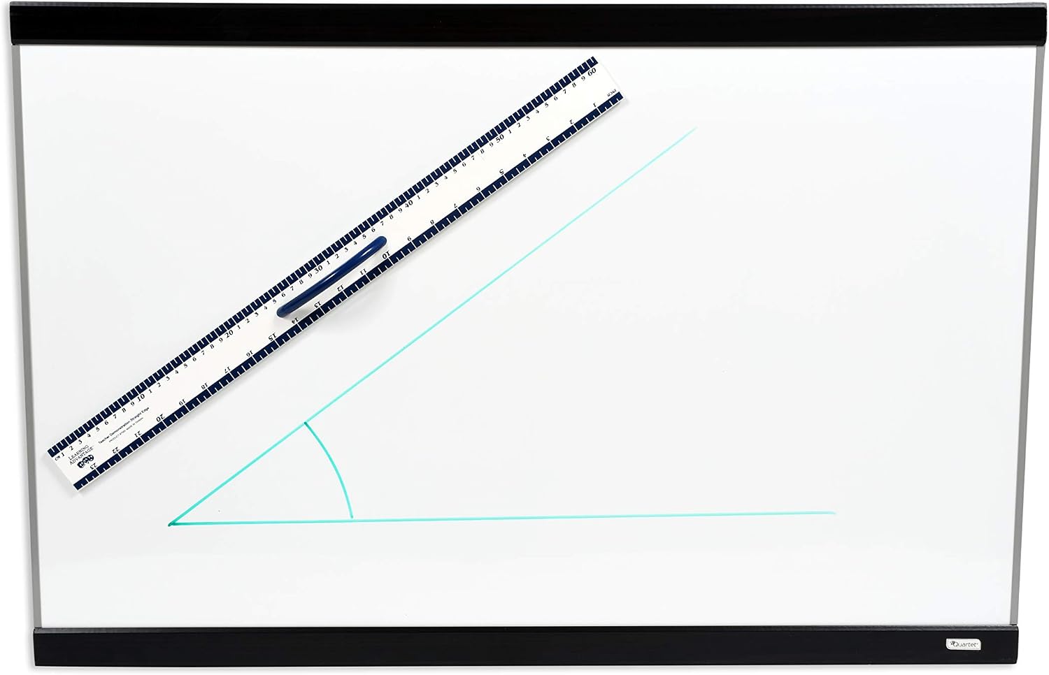 LEARNING ADVANTAGE Magnetic Dry Erase Straight Edge - 24” - Jumbo Teaching Ruler - Measurement Tool for Whiteboards and Chalkboards