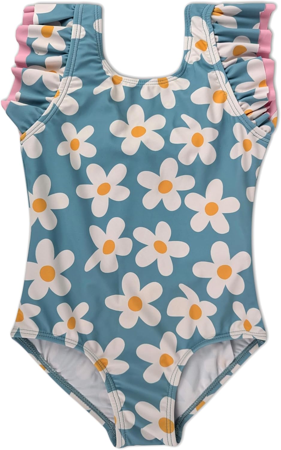 Portakal One Piece Swimsuit for Girls Cute Swimwear Bathing Suit Swimwear for 3-12 Years