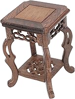 Vista 1 de Soporte de madera para plantas, soporte de exhibición para macetas, base para suculentas, mini taburete para interior y exterior, patio, balcón