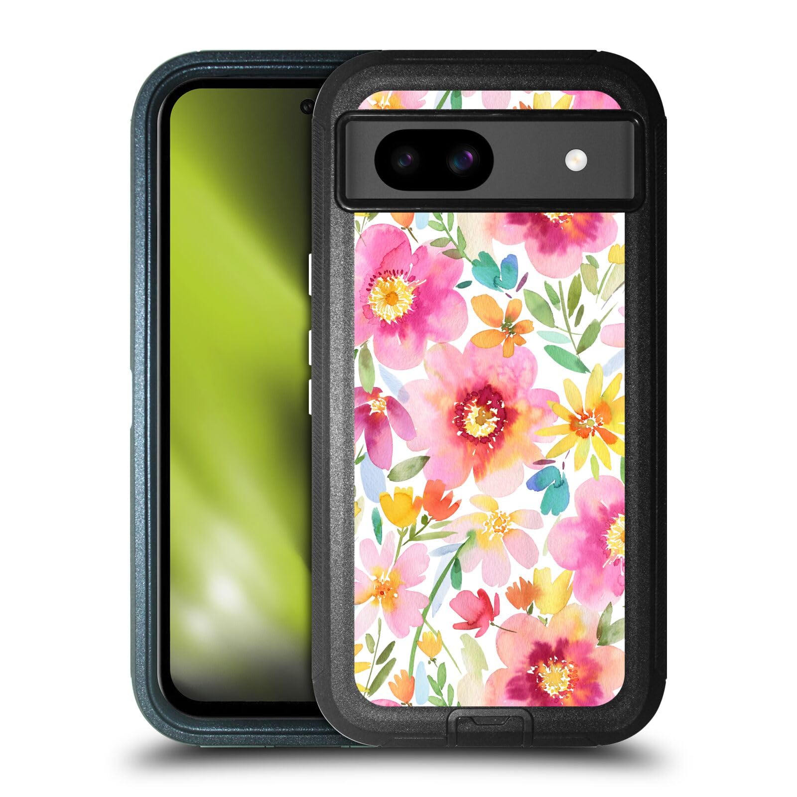 Étui Google Pixel 8a Ninola Fleurs pour protéger votre mobile en voyage - 8
