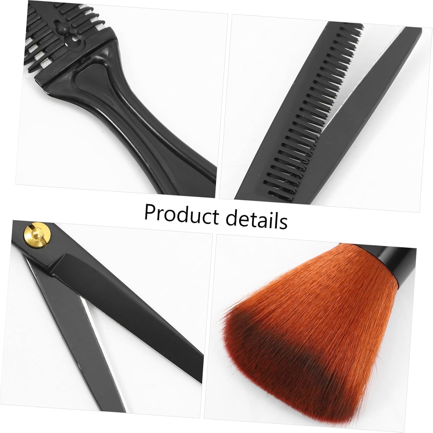 1 Set Professional Haircut Scissors Kit Hair Styling Tools for Home Salon Use Includes Cutting Thinning Scissors Combs and Barber Cape