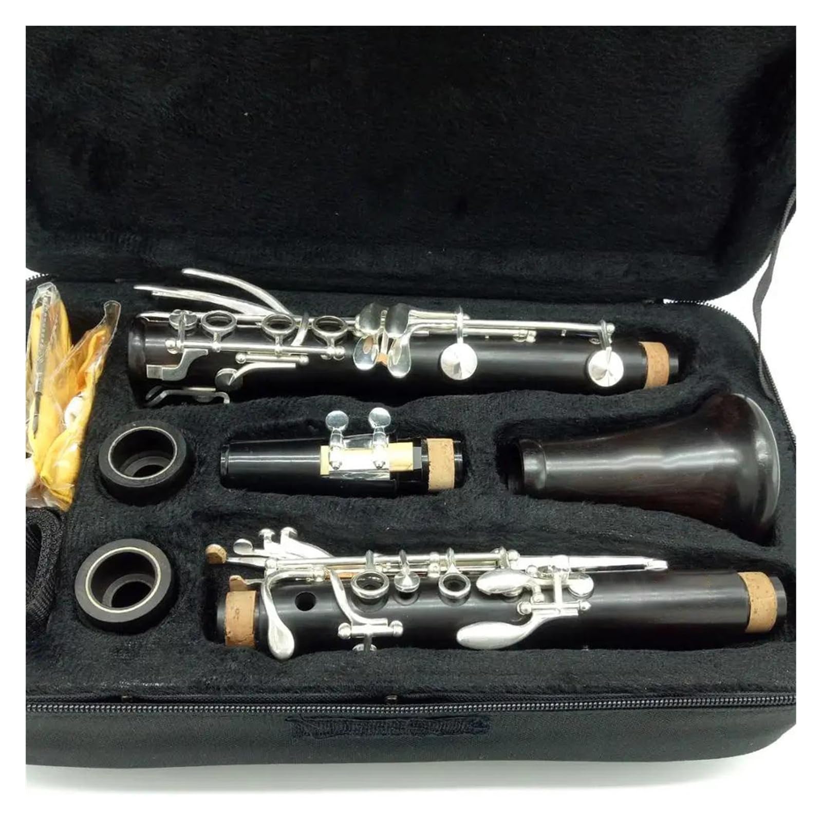 Corpo In Ebano 17 Tasti Tasti Placcati In Argento Clarinetto Tono Sib Con Custodia E Accessori Clarinetto Set