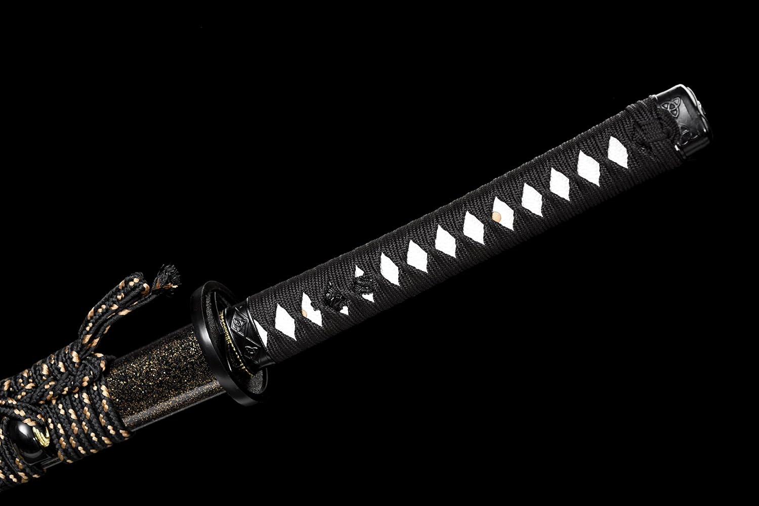 JIHPEN sword,Full Tang Katana 41-inch Katana,Handmade Samurai Sword, Authentic Japanese Sword T10 Folded Clay Tempered Steel Sturdy Tactical Swords (YouYu)