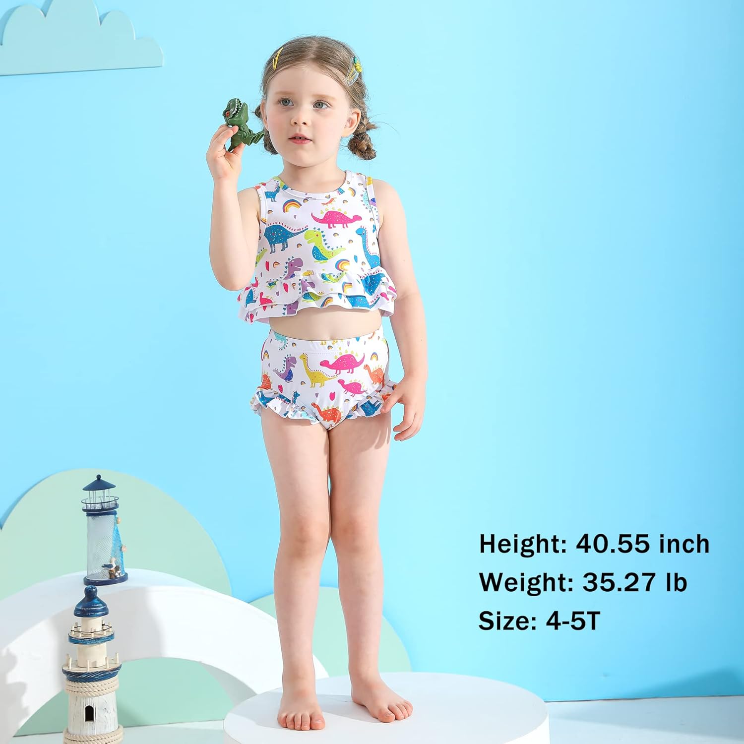 YOUNGER TREE Toddler Baby Girls Summer Swimsuit Sleeveless Striped Swimwear Two-Piece Suit Beach Bikini: Clothing, Shoes & Jewelry