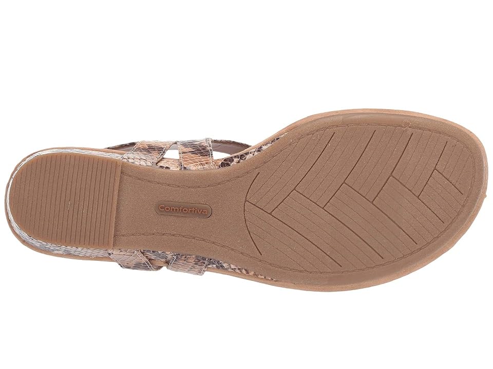 

Comfortiva Summit (Caramel Multi Exotic Snake Print) Women's Sandals, Animal print