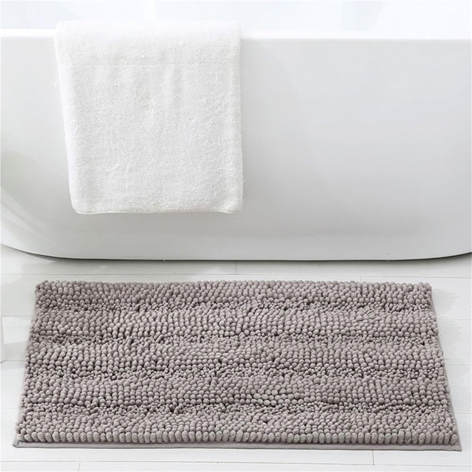 Cómoda Alfombra De Baño Chenilla Gruesa
