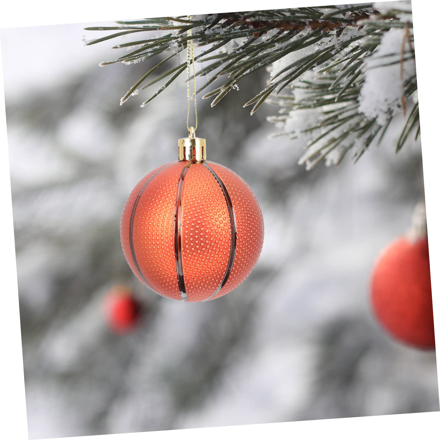 HOMSFOU Lot De 5 Décorations De Noël À Suspendre Motif Sport 6 Pièces X 5