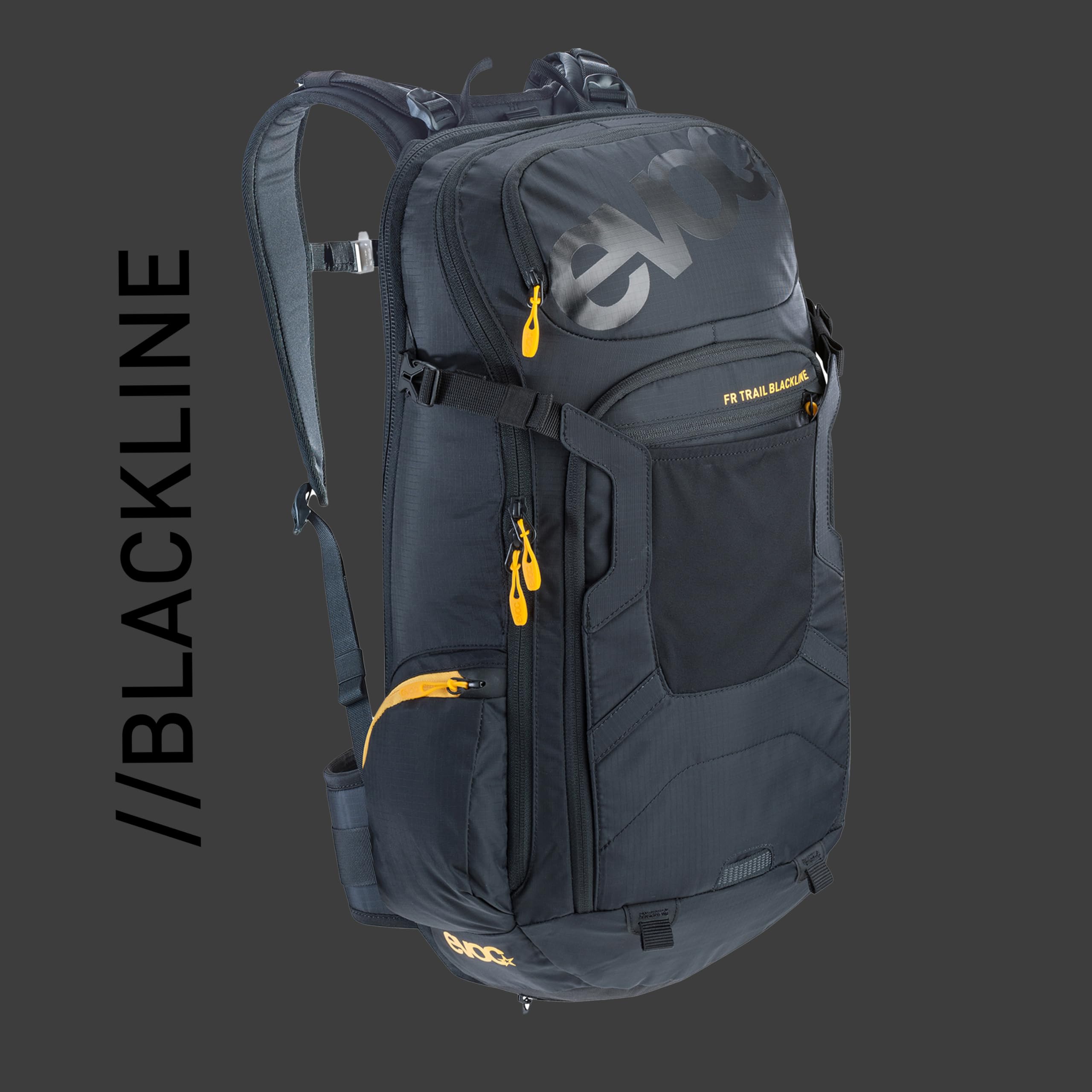 EVOC Herren FR TRAIL BLACKLINE 20L Protektor Rucksack, black, M/L