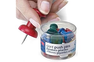Officemate Jumbo Thumb Tacks for Bulletin Boards, Bulletin Boards, Cork Boards, and...