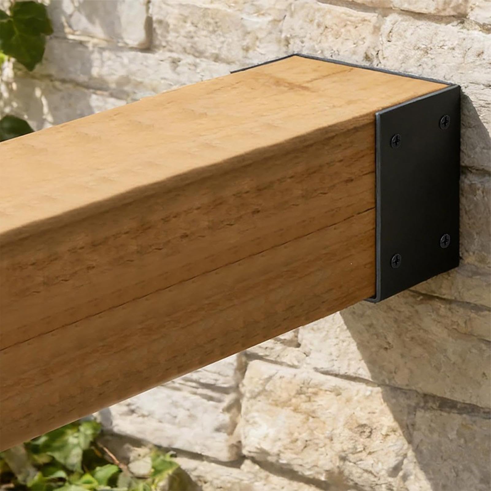 Kit Staffe Pergola Connettore di Supporto in Metallo Pre-forato per Uso