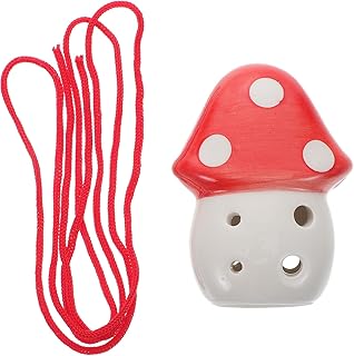 NUOBESTY Children Ocarina Instrument Mushroom Ocarina 6 Hole Mushroom Kids Beginner Ocarina Wind Instrument Music Instrument Educational Toys for Children Mini Mushroom Ocarina