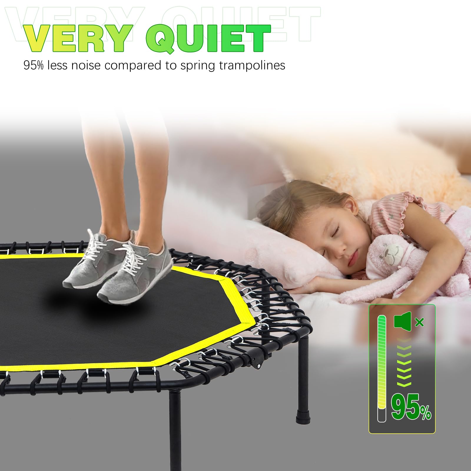 48 Mini trampolino pieghevole