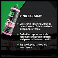 Vista 7 de 3D Jabón rosa para lavado de autos - pH equilibrado, fácil de enjuagar, jabón de coche sin arañazos, 16 onzas.