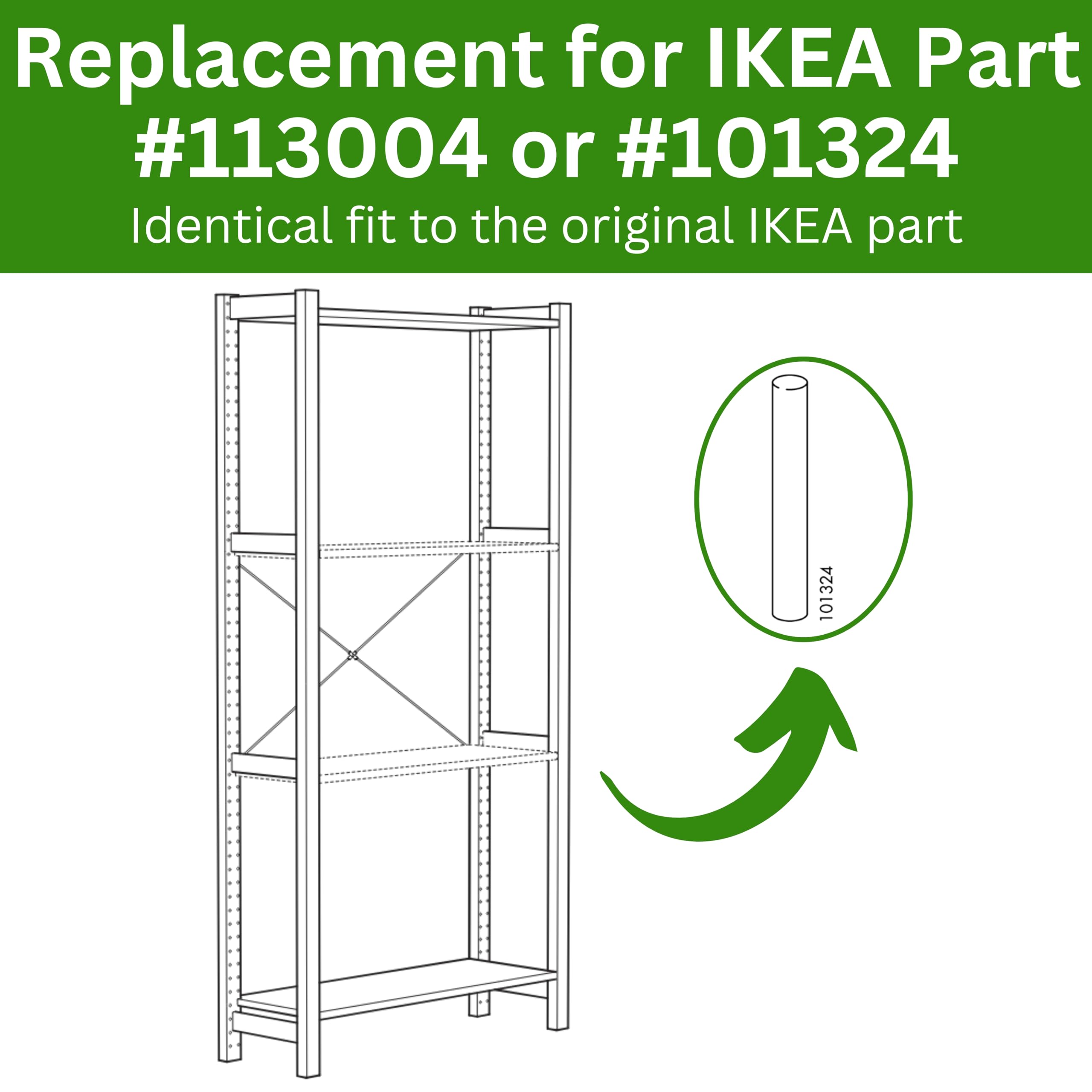 Amazon.com: Spare Hardware Parts Ivar Bookshelf Pins | Replacement