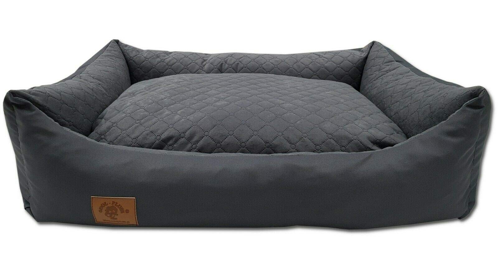 Odolplusz XXL Hundebett 100x70cm - Abnehmbarer, wasserdichter Bezug - Bequemer Hundekorb für große & mittelgroße Hunde - Waschbar & Robust
