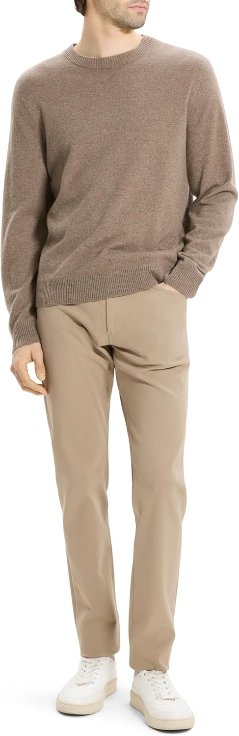 Theory Men's Hilles Crew Neck Sweater in Cashmere - Image 4