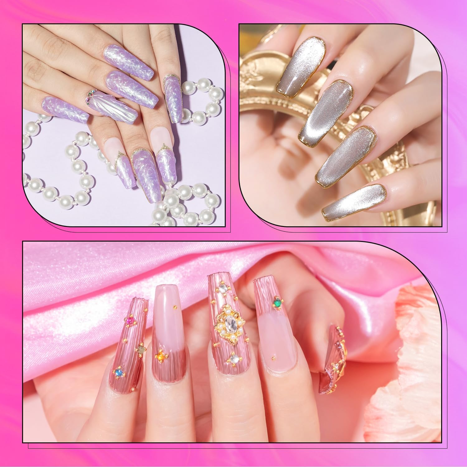 LIORA UV LED Nail Lamp: Portable USB 6W Flexible Gooseneck Desk Lamp with Clamp, Flash Cure Gel Nail Dryer for Home DIY & Salon Use