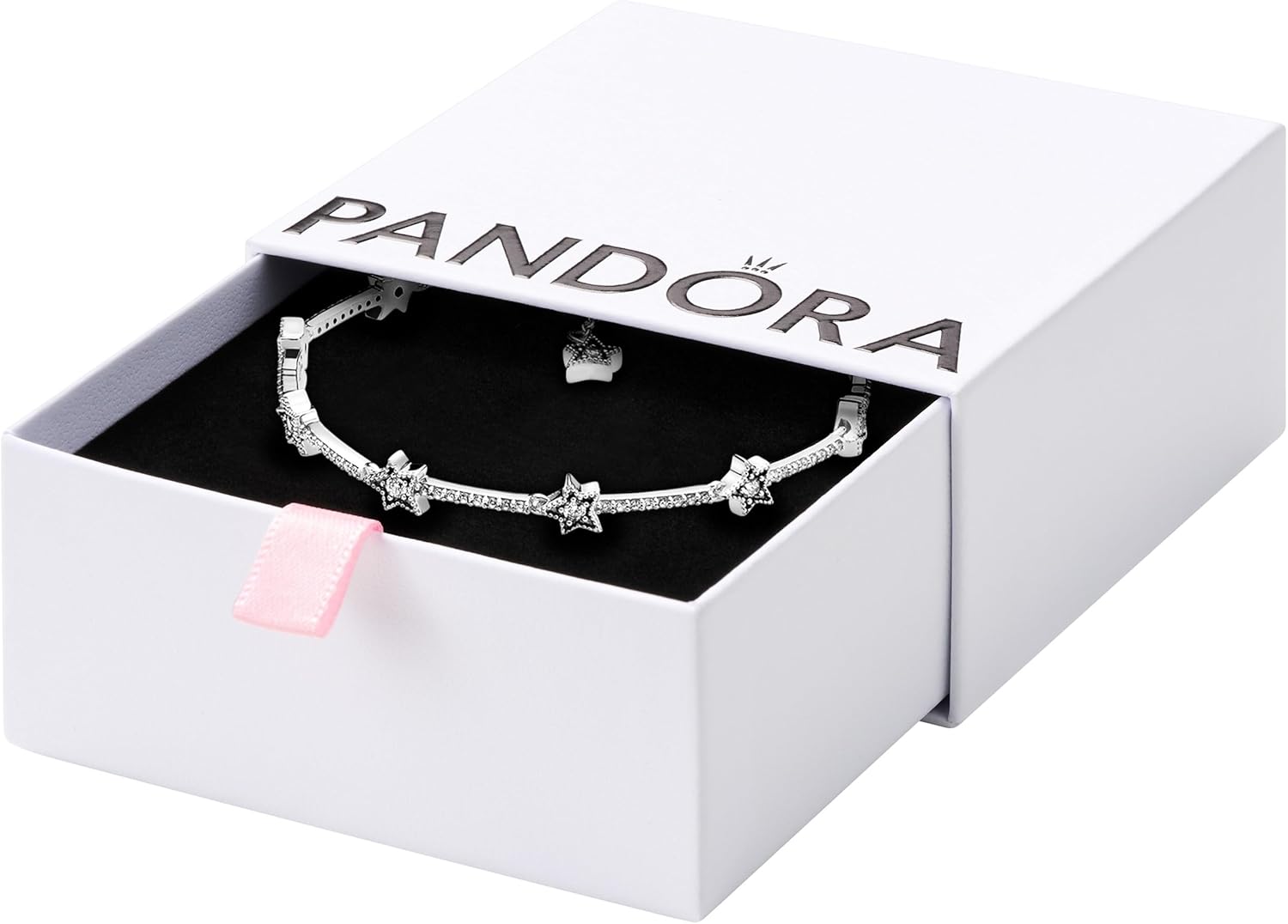 Pandora Celestial Stars Bracelet - Gift for Her - Sterling Silver & Cubic Zirconia Bracelet for Women - With Gift Box