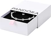 PANDORA Celestial Stars Bracelet - Gift for Her - Sterling Silver &amp; Cubic Zirconia Bracelet for Women - With Gift Box